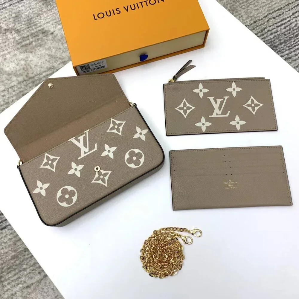 Louis Vuitton wallet, crossbody bag